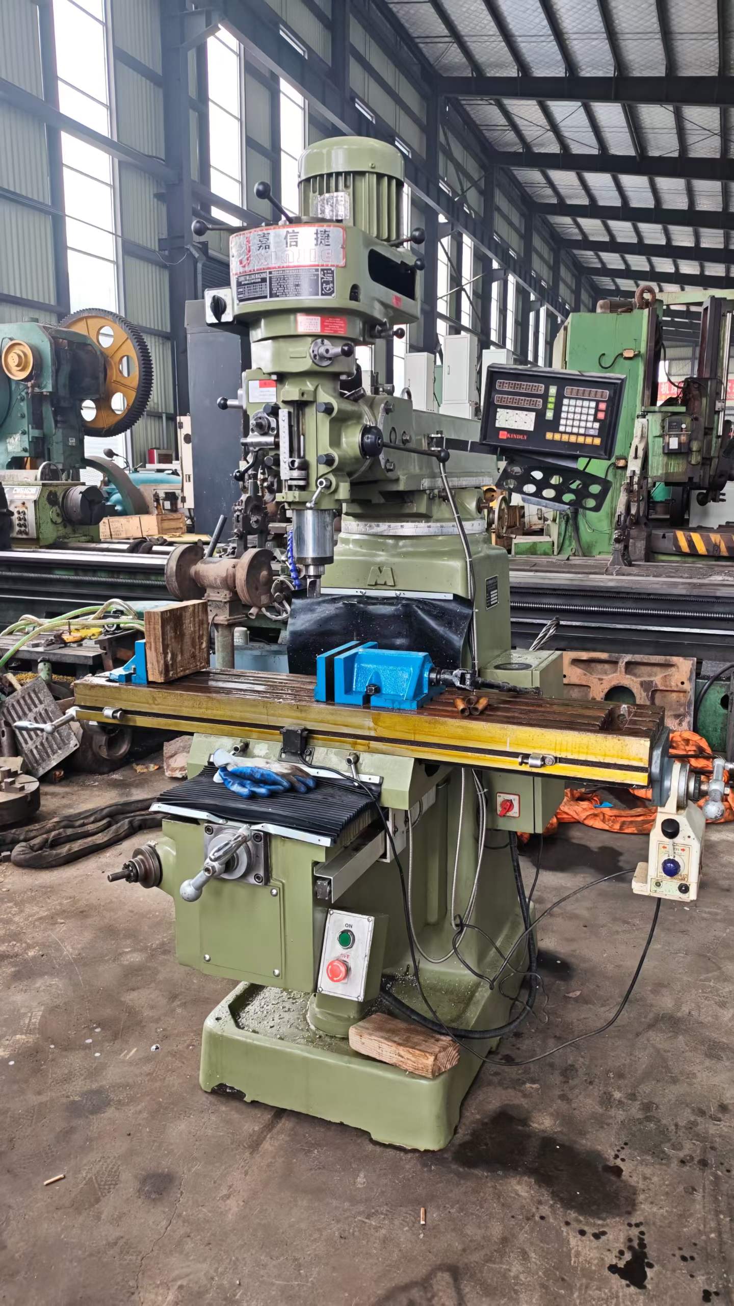 新到一台四号炮塔铣，24年出厂成色绝佳闭眼入系列，需要来聊
