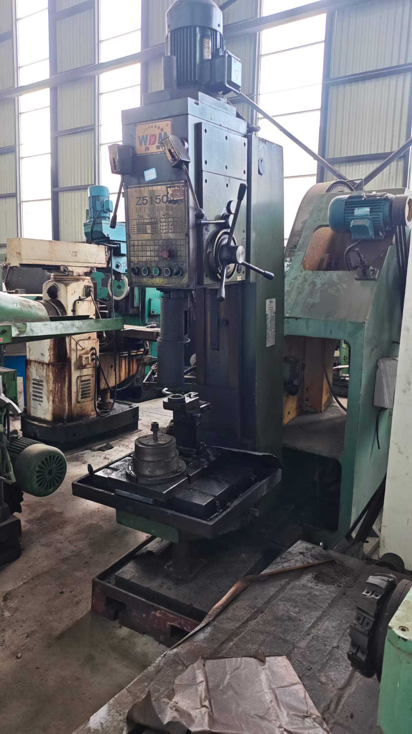 处理两台西菱5150立钻，6800一台便宜到家啦