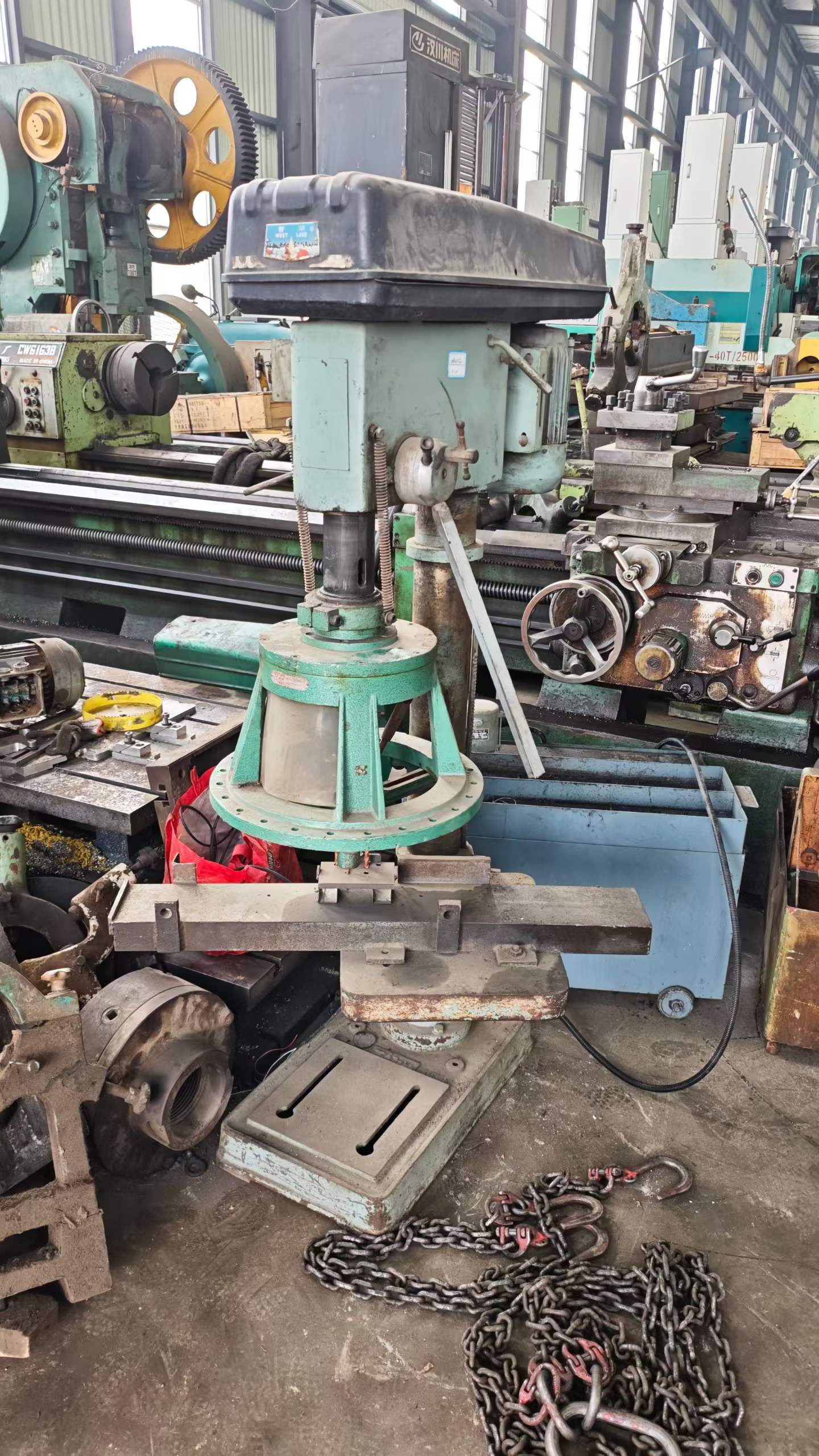 腾库房处理一台四头多头钻，给钱就卖便宜处理