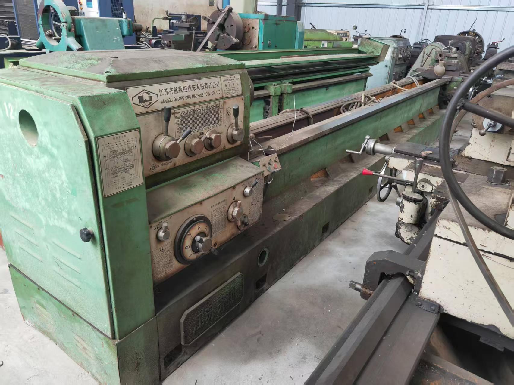 新到一台齐航产6163车床，加工长度十米，孔径72，导轨宽度500，2009年出厂，机型可遇不可求，要的从速