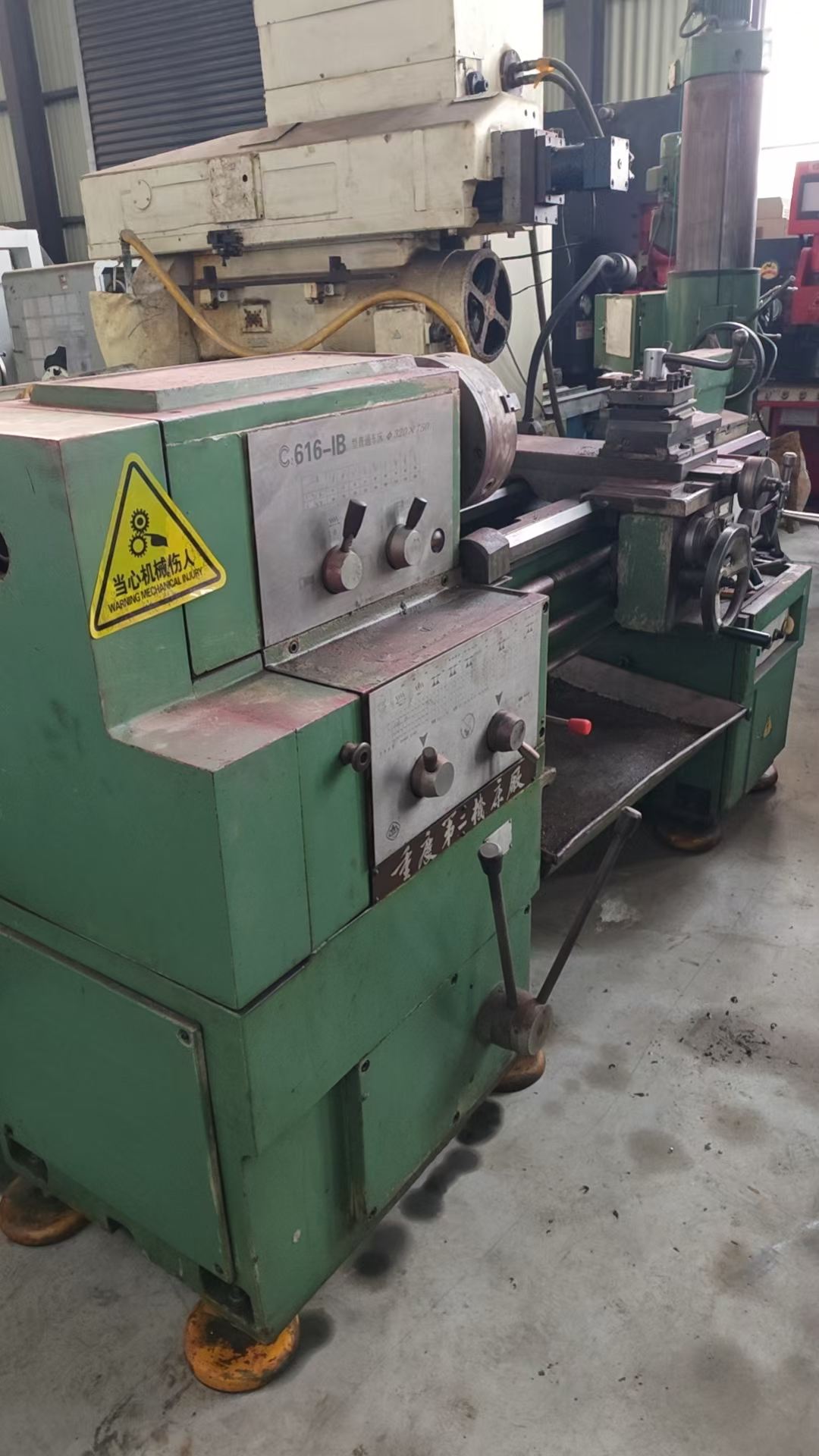 新到一台重庆产6132小车床，加工长度750成色绝佳闭眼入系列，需要来聊